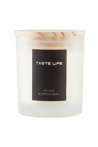 Handmade Soy Wax Scented Candle in Frosted Glass Jar, SO0116