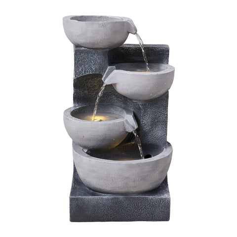 Solar-Powered Water Fountain Outdoor Gardening Decor, GD030032 (Ver.2)