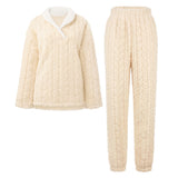 2-Piece Fluffy Loungewear Set, CC062229