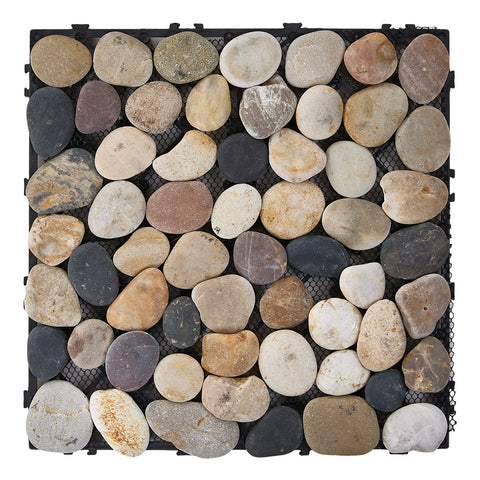 6 Pcs Interlocking Stone Deck Tiles, LG1493