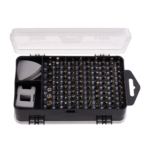 115-in-1 multifunktionales Schraubendreher-Set für Feinmechaniker in Grau, MH160086 (DE)