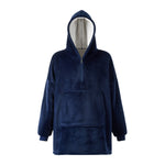 Oversized Hoodie Blanket Sweatshirt with Pocket, CC290288 (Ver.2)