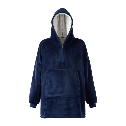 Oversized Hoodie Blanket Sweatshirt with Pocket, CC290288 (Ver.2)
