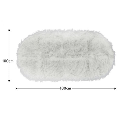 Fluffy Faux Fur Sheepskin Area Rug, SC1783