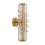 2-Light E14 Crystal Lampshade Wall Light, LI530034