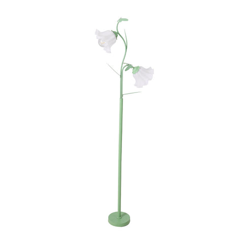 2-Light Flower Floor Lamp with Floor Switch, LI210071