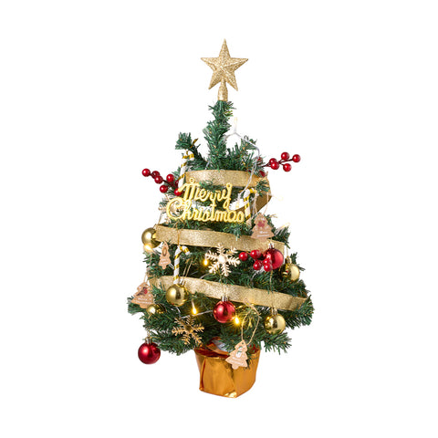 Tabletop Artificial Christmas Tree Decoration with String Light, IF070050