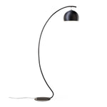Modern Black 1-Light E27 Iron Lampshade Floor Lamp with Foot Switch, FI0986 (Ver.2)