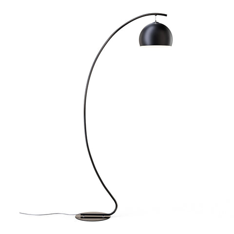 Modern Black 1-Light E27 Iron Lampshade Floor Lamp with Foot Switch, FI0986 (Ver.2)