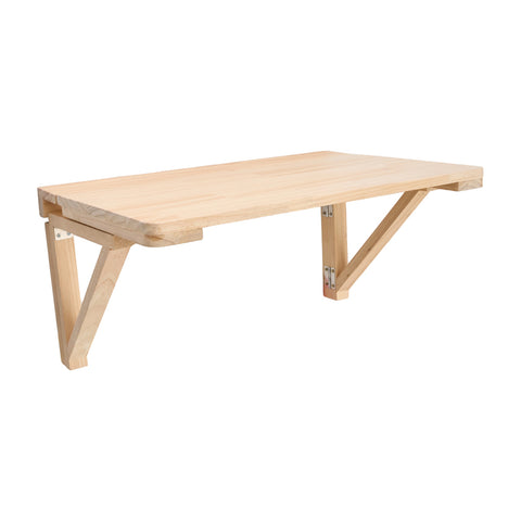 Wall-mounted Folding Table with Wooden Brackets, FO570048