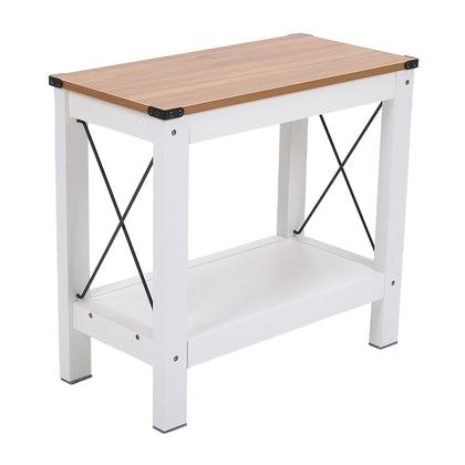 Side Table with Lower Shelf, FL280107