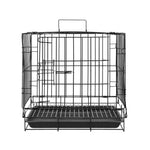 Livingandhome Wire Dog Crate with Tray, CT0660