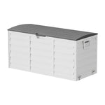 209L Waterproof Large Plastic Garden Storage Box with Wheels, GS190037