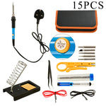 15 in 1 Adjustable Temperature Electric Soldering Iron Kit, GT140047