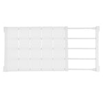 50-80cm Weißes Verstellbares Schrank-Spannregal, HM080007 (DE)