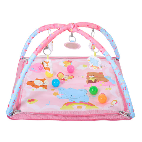 Baby Playpen with Mat with Hanging Toys & 20 Ocean Balls, TE090023 (VER.2)