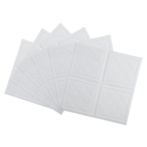 Livingandhome 5PCS Self-Adhesive XPE Foam Wall Panels, SC0853