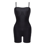 M-size Bandeau Tummy Control Seamless Boyshorts Shapewear Bodysuit Top, WO0242(Ver.2)