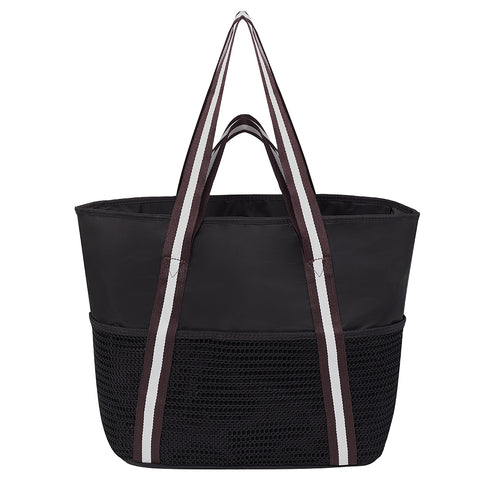 Waterproof Beach Bag Handbag with Mesh Pockets, CB300101 (Ver.2)