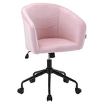 Livingandhome Velvet Swivel Office Task Chair, ZH1078