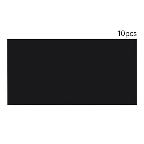 10Pcs Peel and Stick Black Wall Stickers, SW0988 (Ver.2)