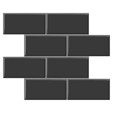 10Pcs Peel and Stick 2.5mm Backsplash Tiles, SW0898