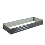 Livingandhome Outdoor Rectangular Metal Raised Garden Bed, PM1365