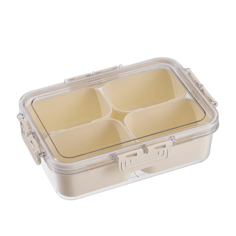 Fridge Storage Container with Four Compartments, WM0757(Ver.2)