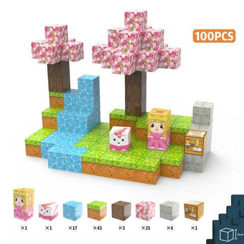 Children Magnetic Building Blocks Toy Set, TE380016