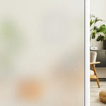 White Frosted PVC Static Cling Privacy Window Film, SP3118