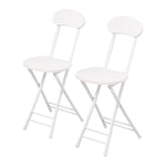 2Pcs Portable Foldable Dining Chairs, FD240033