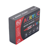 60-Colour Acrylic Paint Marker Set for Kids, HI570004