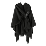 Oversized Plain Shawl Wrap, CA290113