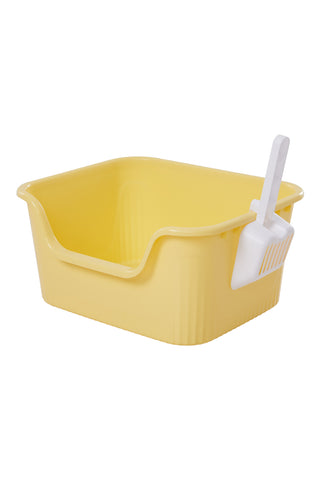 Open Top Cat Litter Box with Scoop, CT1304 (Ver.2)