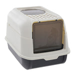 Large Hooded Top Entry Cat Litter Box with Scoop, CT0793