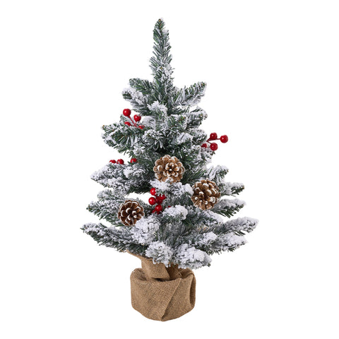 Artificial Christmas Tree Tabletop Decoration with LED String Light, IF070056