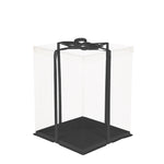Clear Plastic Cake Gift Box with Ribbon, SC0990