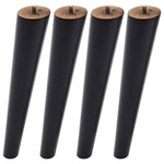 Livingandhome 4 Pieces Sloped Wooden Furniture Legs Chair Sofa Feet Replacement, PM0721