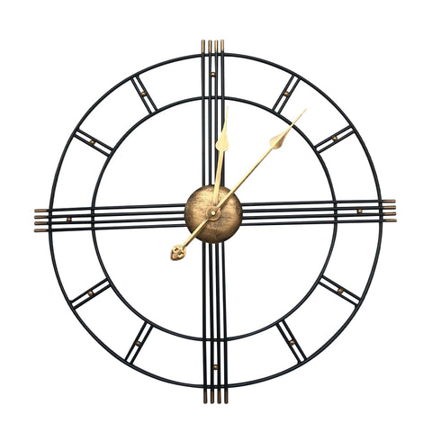 Wanduhr im Industrie-Stil aus Eisen, HF070513 (DE)