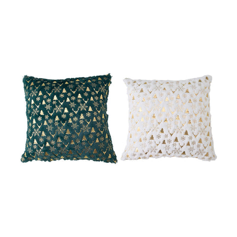 Pack of 2 Single Sided Christmas Themed Throw Pillows with Inserts, HT390601 (Ver.2)