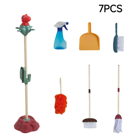 Kids Cleaning Playset with Dinosaur Holder, TE090080