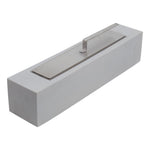 Tabletop Cement Ethanol Fireplace with Extinguisher Lid, PM1354