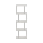 5-Tier S-shaped Geometric Bookshelf Storage Rack with LED Lights, FL280065