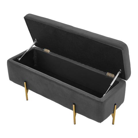 Flannel Upholstered Storage Bench, ZH1818 (Ver.2)