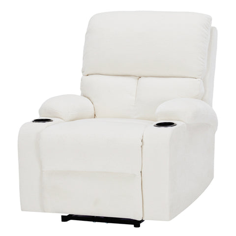 Single Sofa Recliner Armchair Reclining Chair with Massage & Heat, FL050186