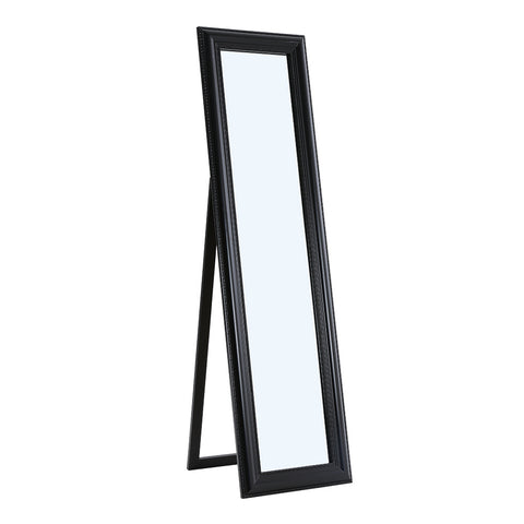Livingandhome Modern Wooden Frame Floor Mirror, FI0814
