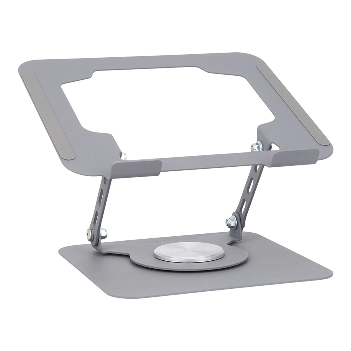 Carbon Computer Stand Foldable Adjustable Carbon Steel Laptop Stand with 360° Rotating Base ...