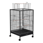 Open Play Top Metal Pet Bird Cage with Casters, CT0904