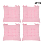Set of 4 Comfortable Square Chair Cushions, HT390396