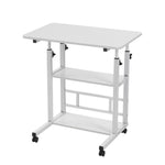 Height Adjustable Mobile Table Overbed Desk with Wheels, SC2099